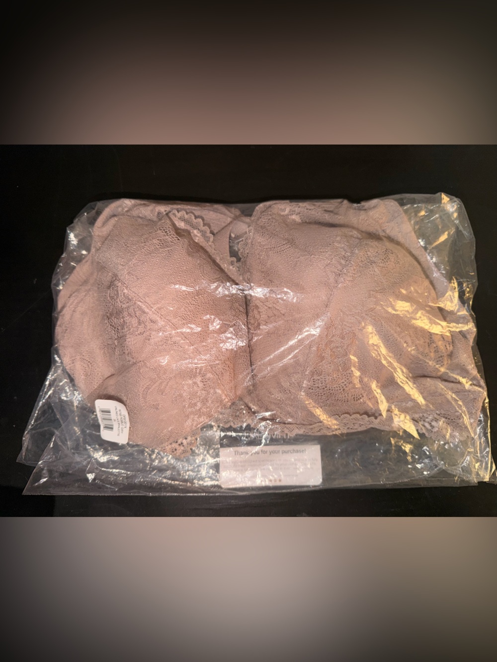 Lace Strapless Bra in Nude